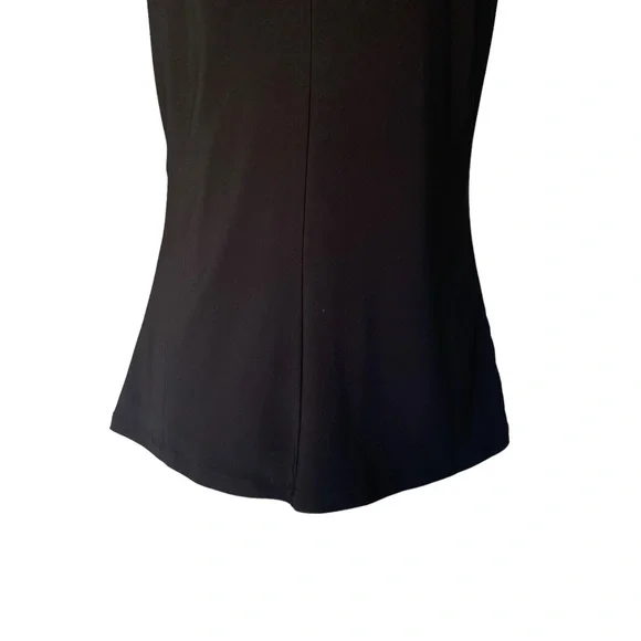 White House Black Market Black Studded Tank Blouse Small - Picture 9 of 14